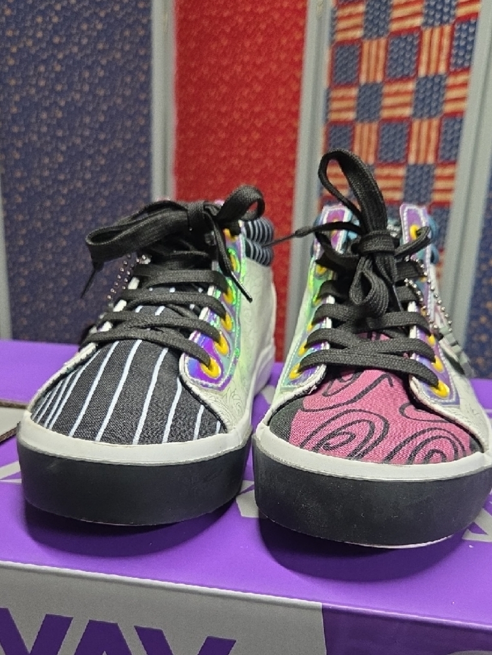 The Nightmare Skate High-Top Kids Shoes in Multicolor - Platform Style - Picture 4 of 9